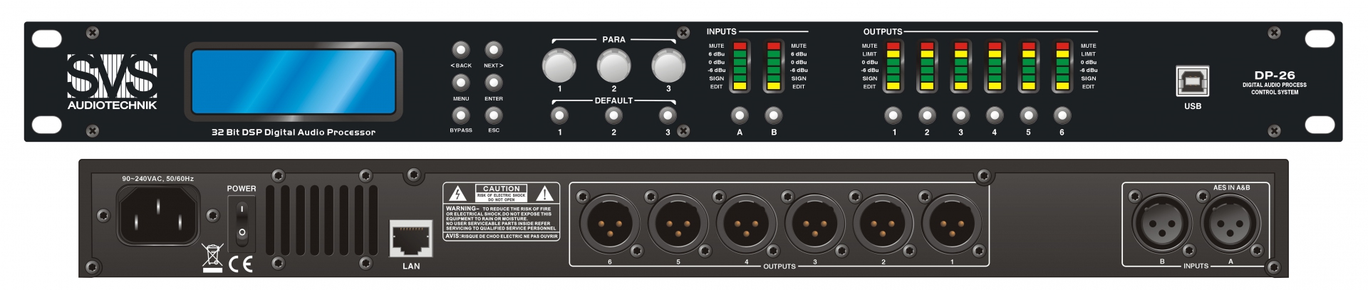 SVS Audiotechnik DP-26 Цифровой процессор: 2 входа 6 выходов в Жукове