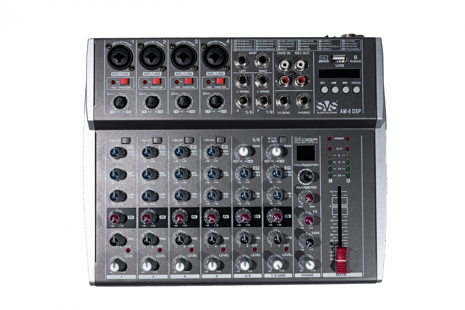 SVS Audiotechnik mixers AM-8 DSP Микшерный пульт аналоговый, 8-канальный в Жукове