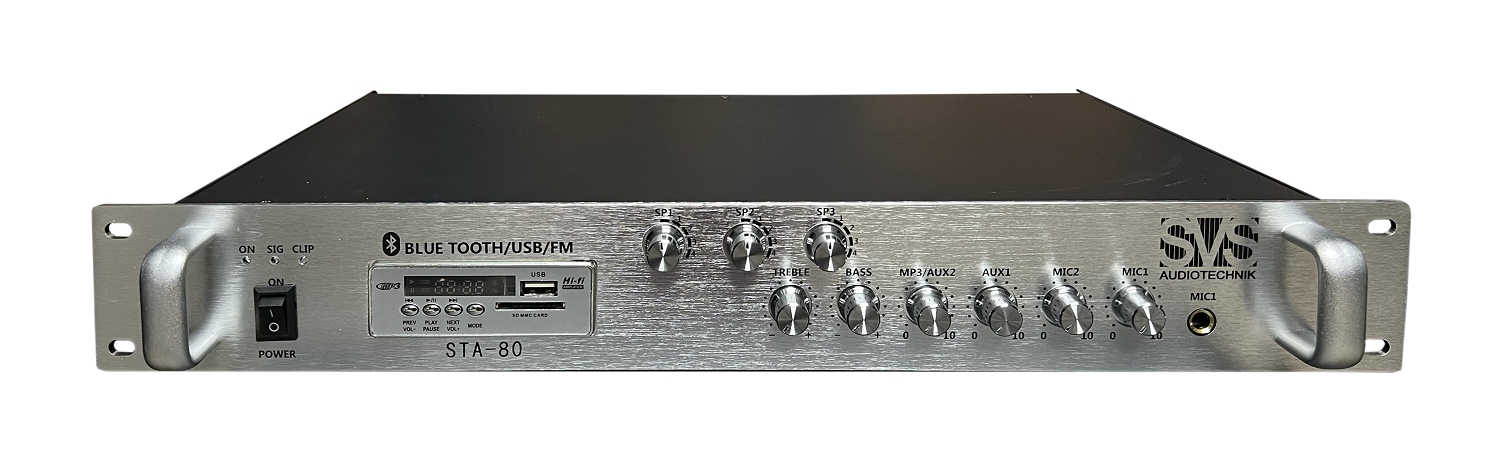 SVS Audiotechnik STA-80 Микшер-усилитель для систем Public Address в Жукове